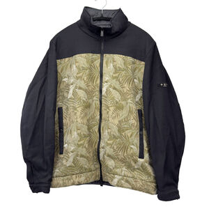 TATRAS R Line Tropical Leaf Jacquard Zip Black/Green Men’s‎ Jacket Size 5 (M/L)